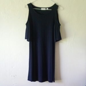 NEW Cold Shoulder Dress Navy Women